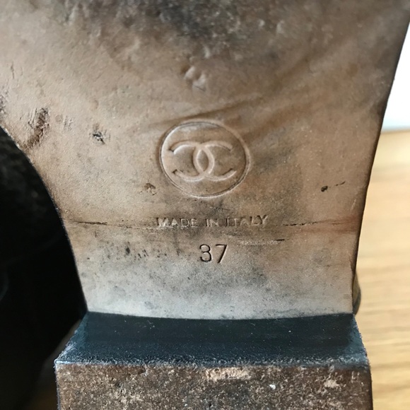 Chanel Leather Riding Boots - Picture 5 of 5